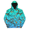 Darlin Camo Hoodie Aquamarine - Luckless Outfitters