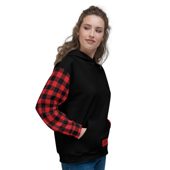 Buffalo Plaid Unisex Hoodie - Luckless Outfitters