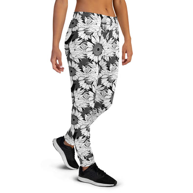 Monochrome Sunflower Women's Joggers