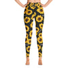 Sunflower Yoga Leggings - Luckless Outfitters - Country - Apparel - Music - Clothing - Redneck - Girl - Women - www.lucklessclothing.com - Matt - Ford Parody - Concert - She Wants the D - Lets Get Dirty - Mud Run - Mudding - 