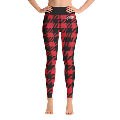 Buffalo Plaid Women's Yoga Leggings - Luckless Outfitters