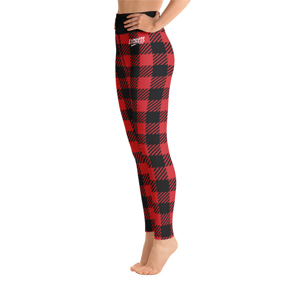 Buffalo Plaid Women's Yoga Leggings - Luckless Outfitters