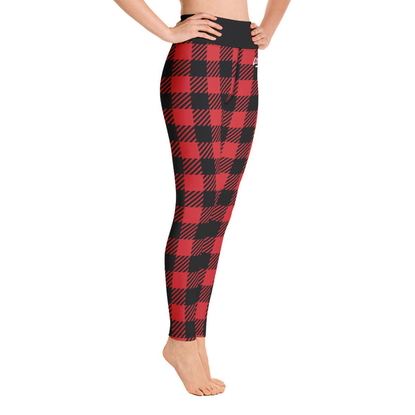 Buffalo Plaid Women's Yoga Leggings - Luckless Outfitters
