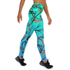 Darlin Camo Women's Leggings Aquamarine - Luckless Outfitters
