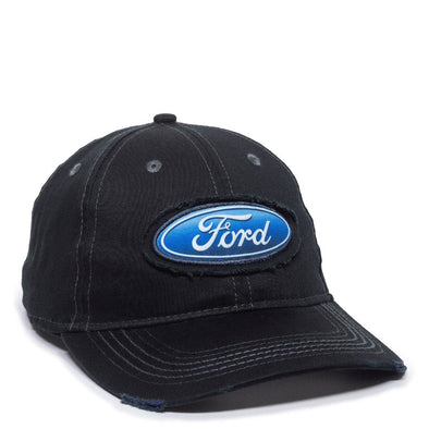 Ford® Blue on Black Hat