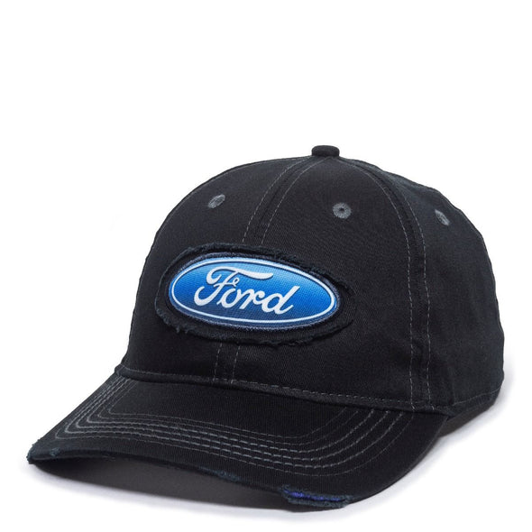 Ford® Blue on Black Hat