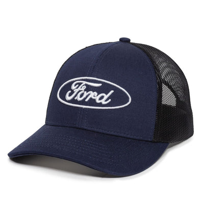 Ford® Blue / Black Mesh Snapback Hat