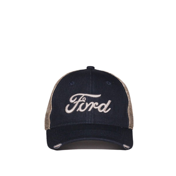 FORD Navy + Natural Snapback