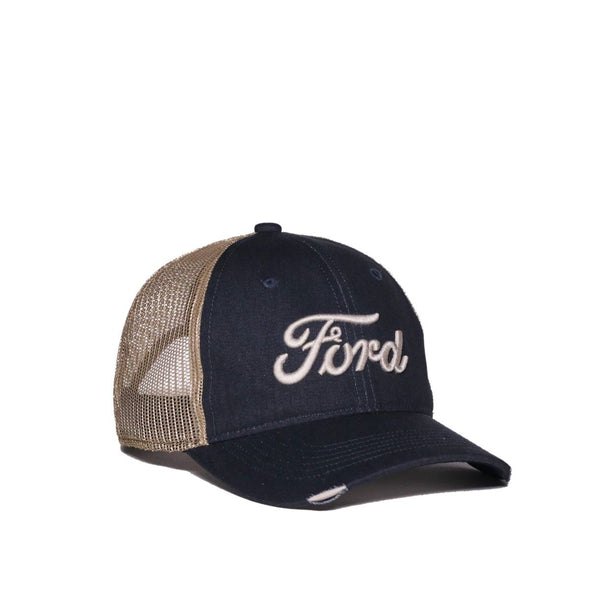 FORD Navy + Natural Snapback