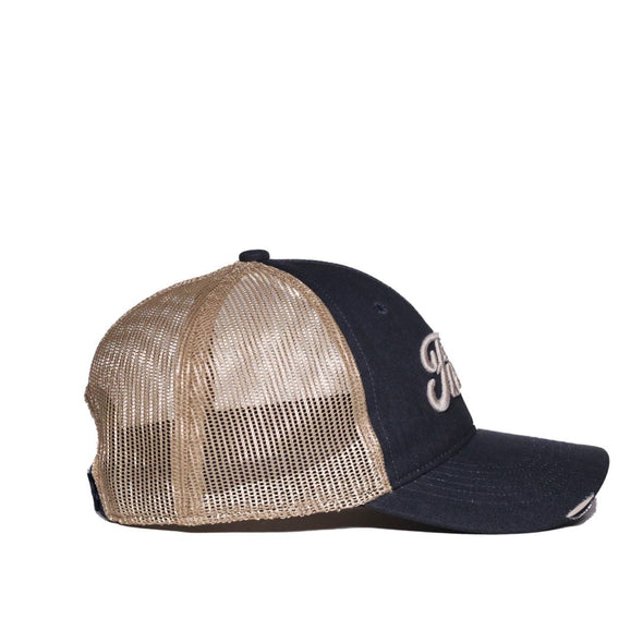 FORD Navy + Natural Snapback