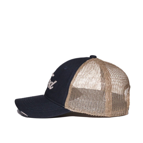 FORD Navy + Natural Snapback