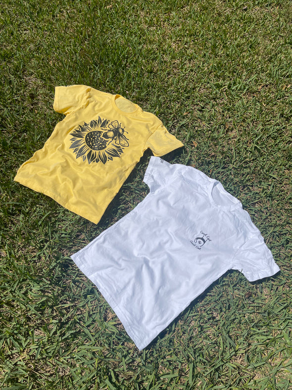 Bee The Sunflower Tee | Banana Cream