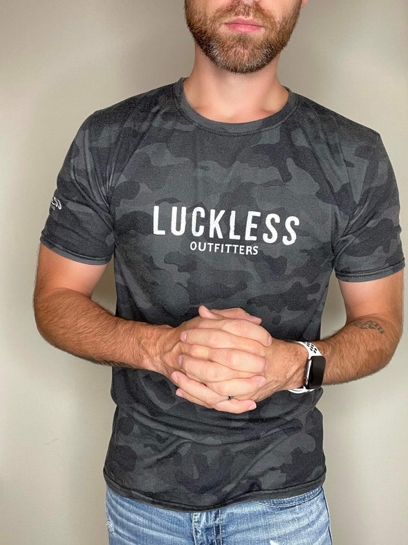 Men's Premium Tee | Black Camo