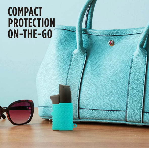 Self Defense Combo Pepper Spray + Flashlight | Teal