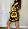 Sunflower Hoodie Dress - Luckless Outfitters