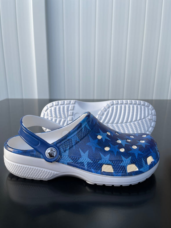 Patriotic Navy Women's Cloggers