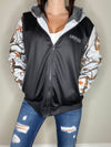 COTTON BLOSSOM CAMO HEAVY ZIP FLEECE HOODIE - Luckless Outfitters