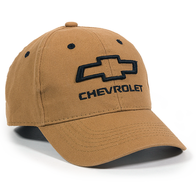 OC Chevy Brown Hardwork Hat - Luckless Outfitters - Country - Apparel - Music - Clothing - Redneck - Girl - Women - www.lucklessclothing.com - Matt - Ford Parody - Concert - She Wants the D - Lets Get Dirty - Mud Run - Mudding - 