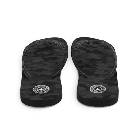 Black Camo Flip-Flops