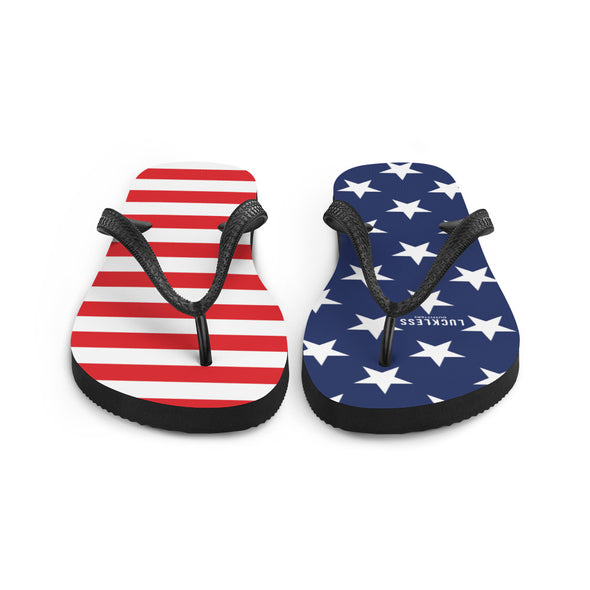 USA! Flip Flops - Luckless Outfitters