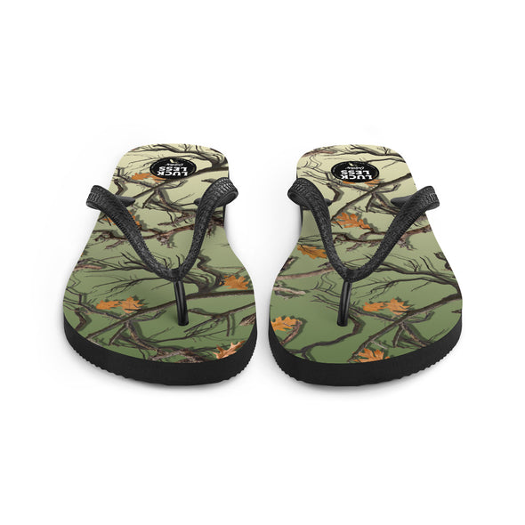Neutral Camo Flip-Flops