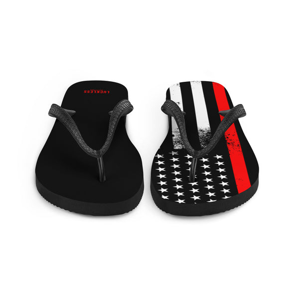 RESPECT THE RED FLIP-FLOPS