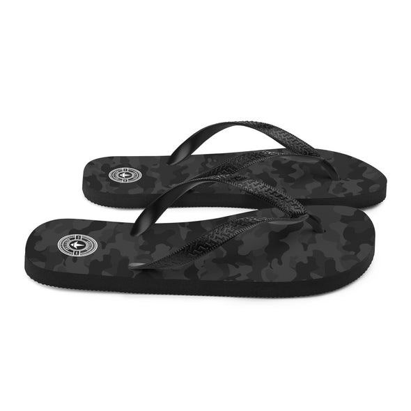 Black Camo Flip-Flops