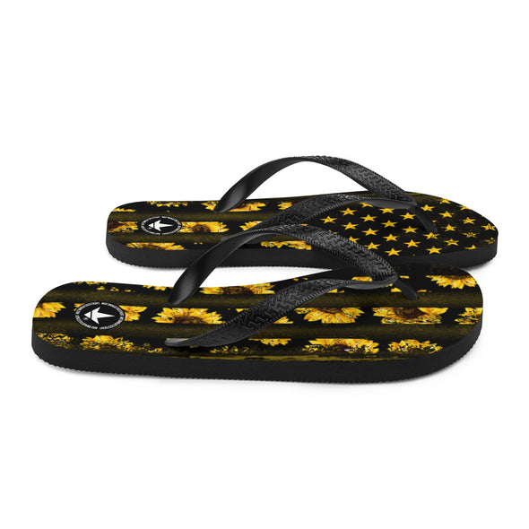 GrungeFlower Flip-Flops