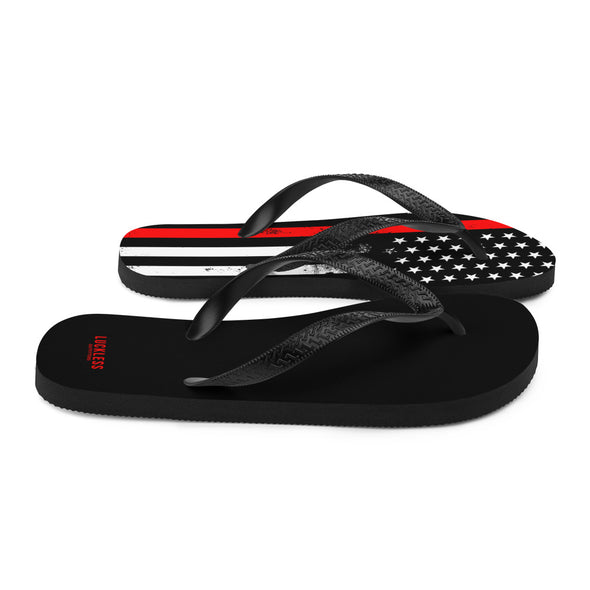 RESPECT THE RED FLIP-FLOPS