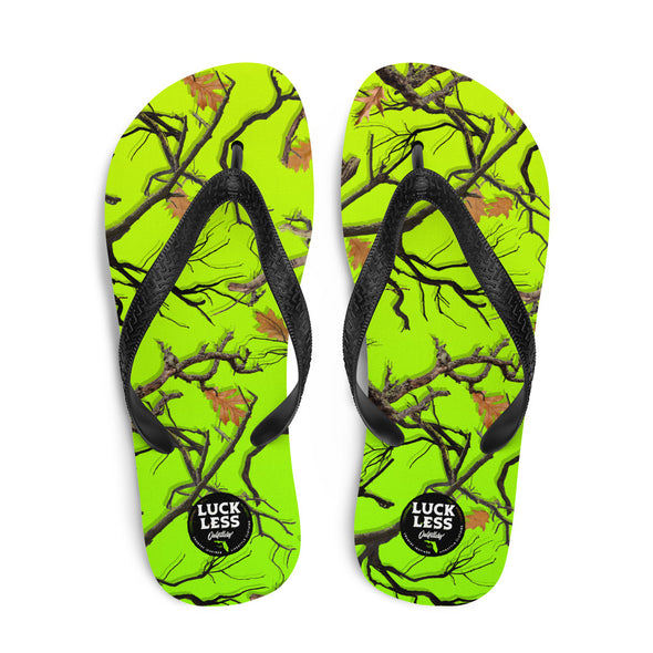 Hi-Vis Camo Flip-Flops