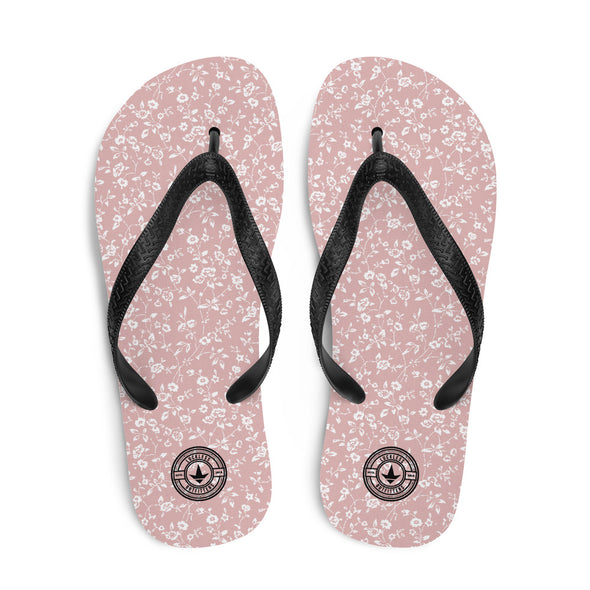 Soft Floral Flip-Flops