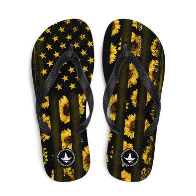 GrungeFlower Flip-Flops