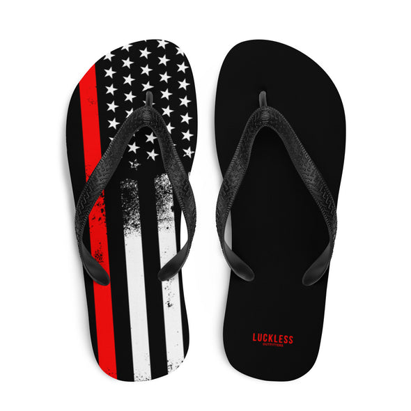 RESPECT THE RED FLIP-FLOPS