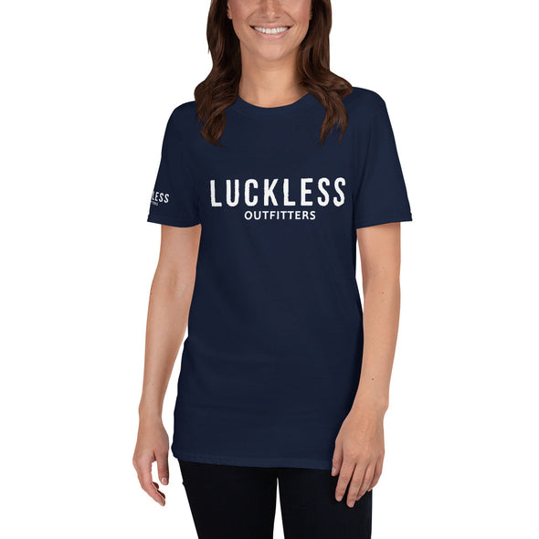 Luckless Outfitters Monochrome Short-Sleeve Unisex T-Shirt - Luckless Outfitters