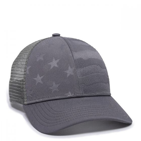 OC Debossed Stars and Stripes Hat - Luckless Outfitters - Country - Apparel - Music - Clothing - Redneck - Girl - Women - www.lucklessclothing.com - Matt - Ford Parody - Concert - She Wants the D - Lets Get Dirty - Mud Run - Mudding - 
