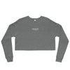 Luckless Monochrome Embroidered Crop Sweatshirt (Multiple Colors) - Luckless Outfitters