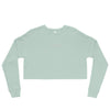 Luckless Monochrome Embroidered Crop Sweatshirt (Multiple Colors) - Luckless Outfitters